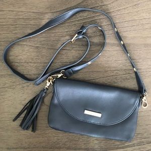 MinkeeBlue GG Convertible Crossbody- Navy Blue